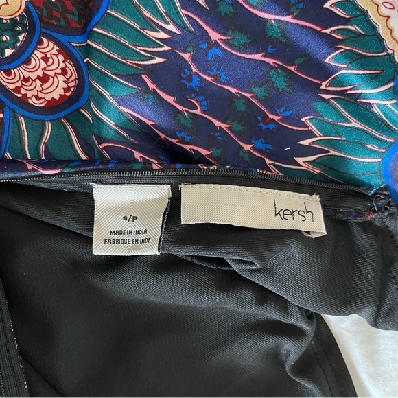 Women’s Kersh patterned midi slip dress - Picture 5 of 5